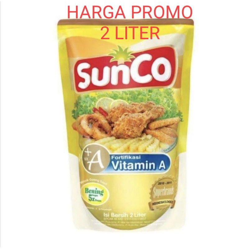 

MINYAK GORENG SUNCO 2 LITER REFILL