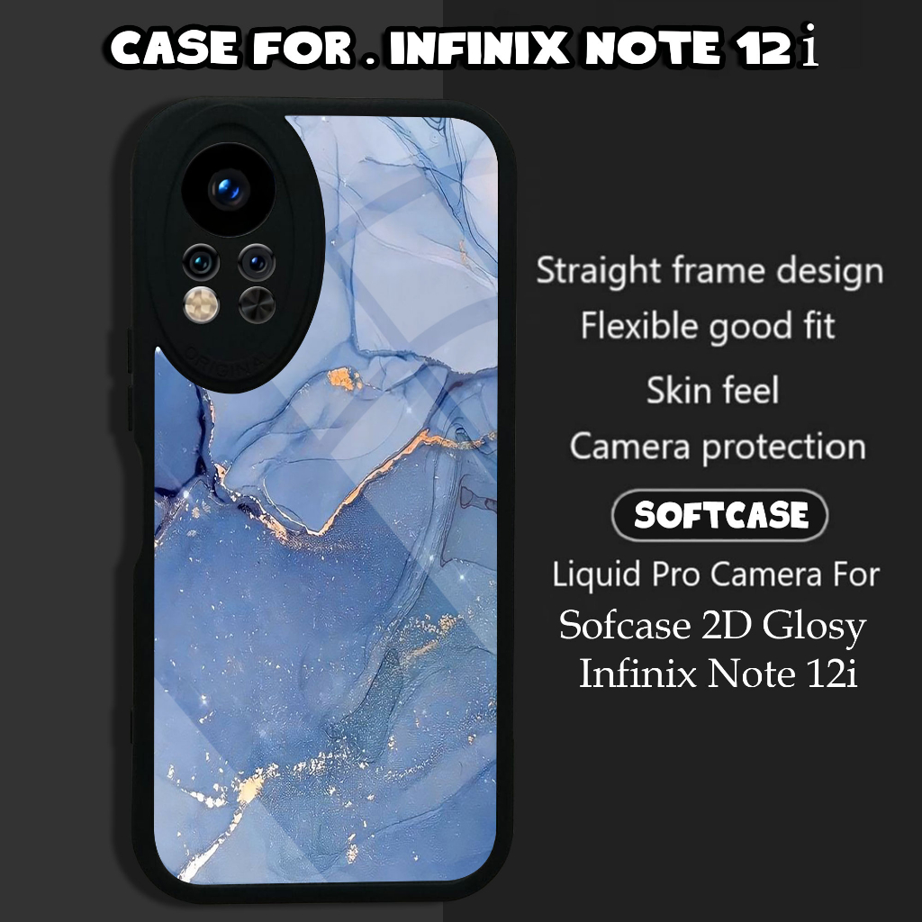 Case Infinix Note 12i 2022 Motif [MARBLE 021] 2D Terlaris Casing Infinix Note 12i 2022 Terbaru Softc