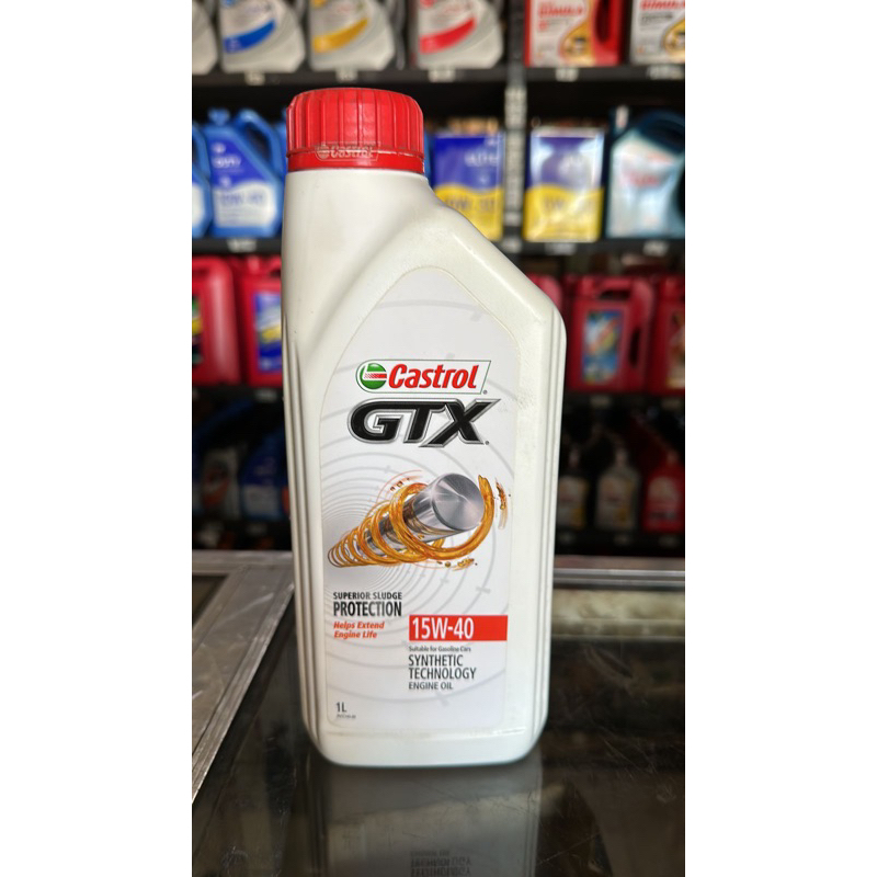 OLI CASTROL GTX ENGINE OIL 15W-40 UNTUK MOBIL BENSIN 1 Liter