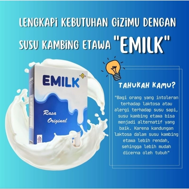 

Susu kambing etawa Emilk Original 200gr