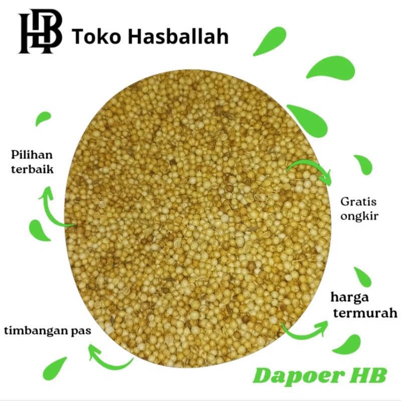 

[ 1 Kg ] KETUMBAR PUTIH - HITAM ORIGINAL