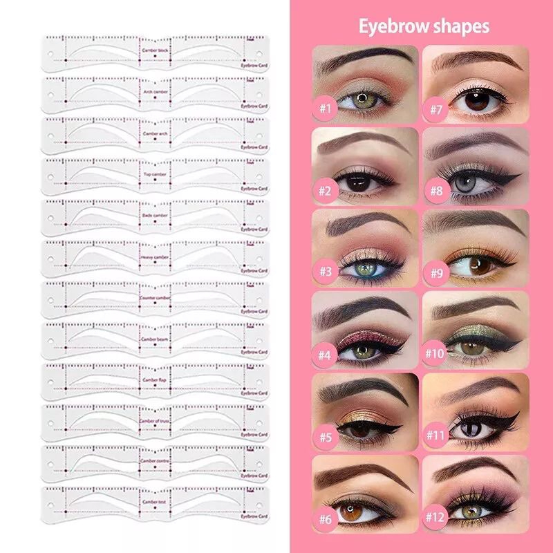 ❤LarisManis❤ (12 PCS) Stiker Alis Silikon/Cetakan Alis