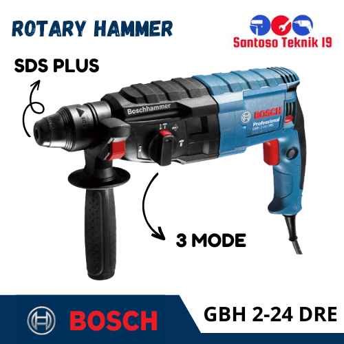 BOSCH GBH 2-24 DRE / Bor Beton Listrik 24mm / Rotary Hammer