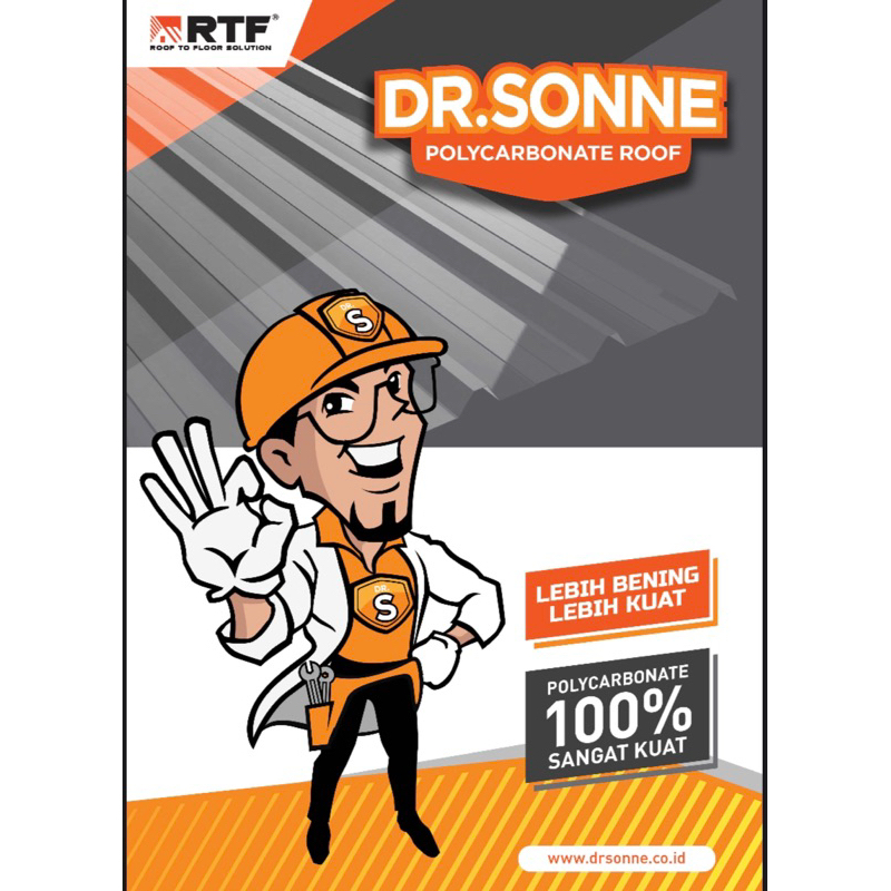 Atap Polycarbonate Twin wall