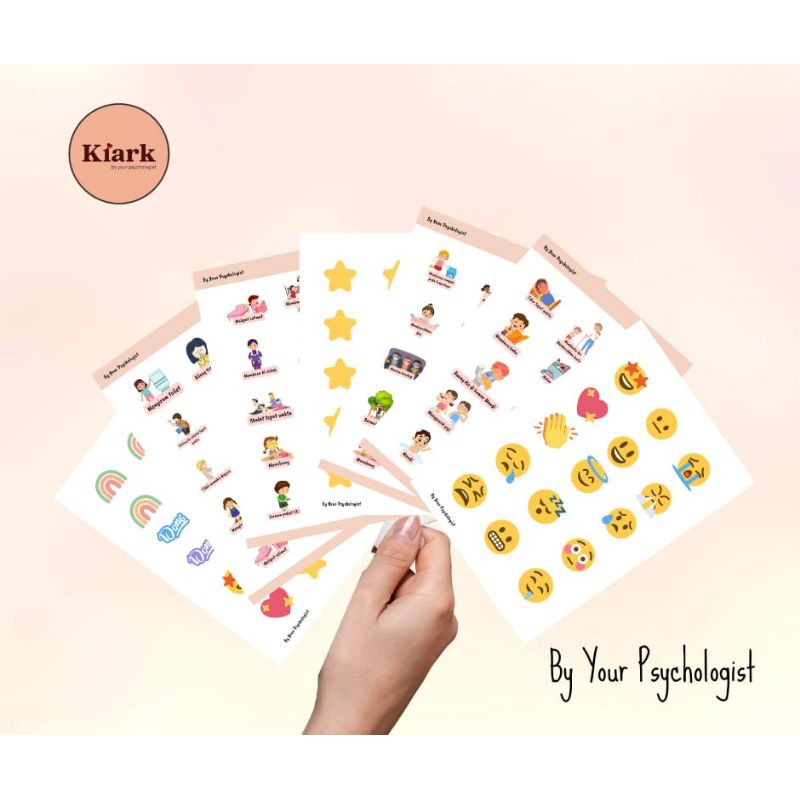 

Sticker anak label untuk reward chart