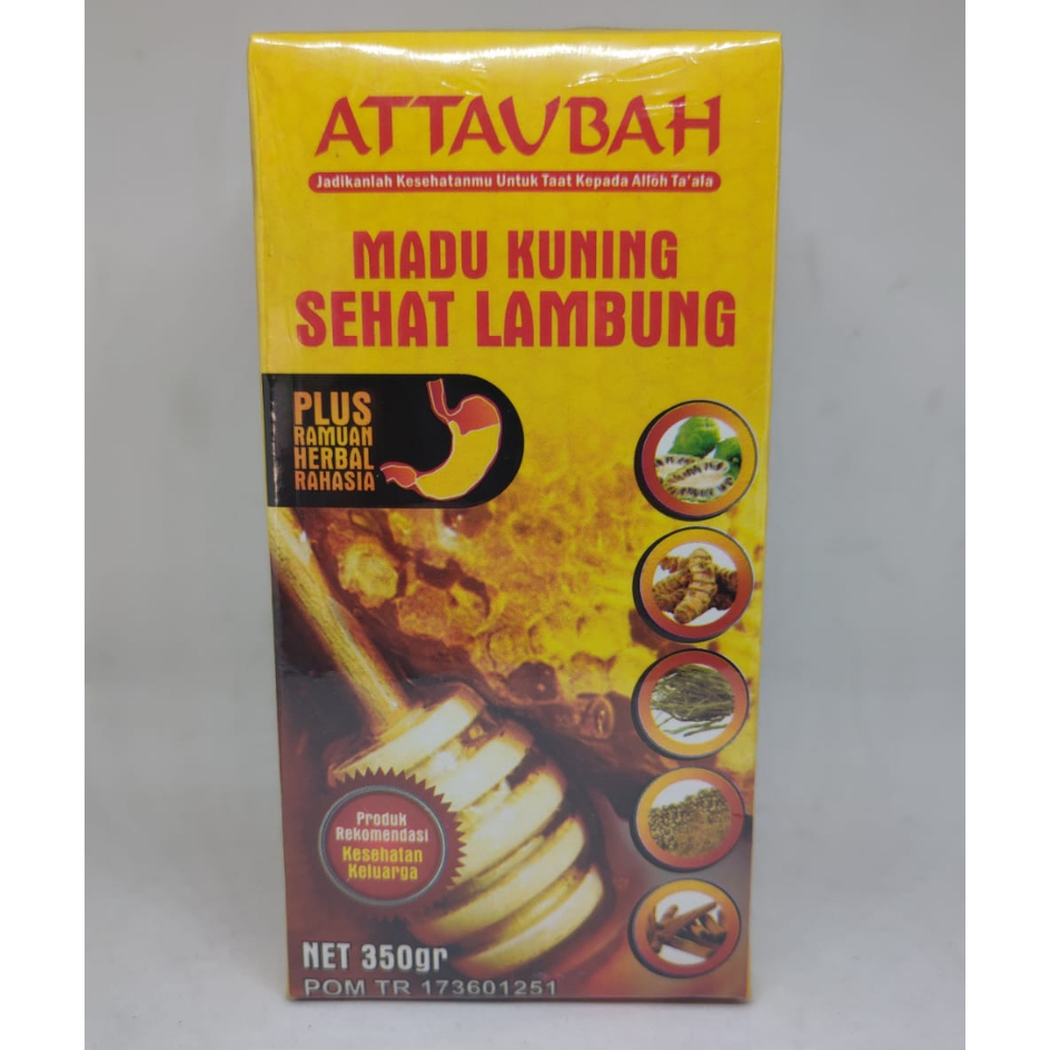 

Madu Kuning Untuk Lambung Attaubah Plus Ramuan herbal isi 350 gram