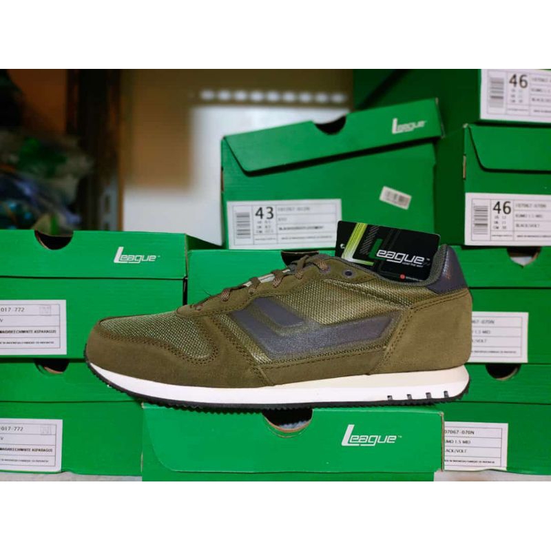 Sepatu League pria sneakers Strv Army lifestyle shoes original murah