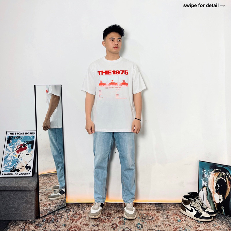 OVERSIZED T-SHIRT 'The 1975' WHITE
