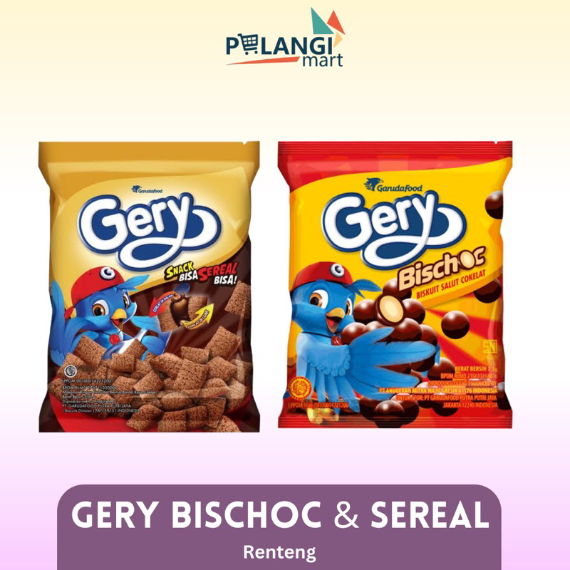 

GERY SEREAL DAN BISCHOC RENTENG ISI 10 X 7 GR