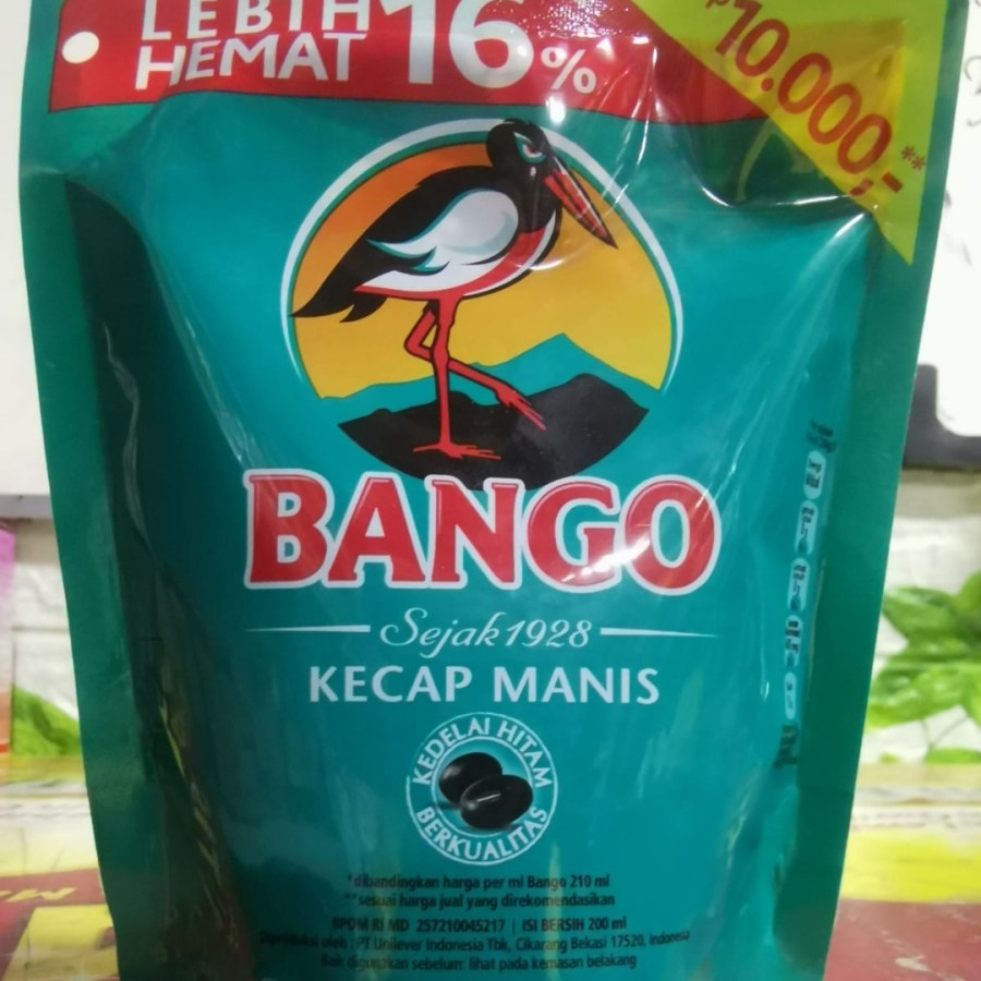 

kecap Bango manis Bango 210 ml 1 pouch Terlaris
