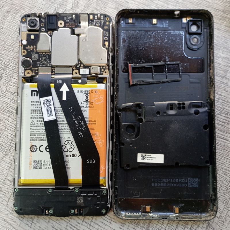 UNIT REDMI 7A PINE KONDISI MATI / MATOT / DETEK PC 9008