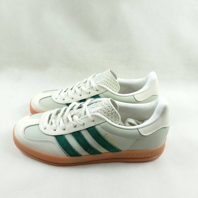 ADIDAS GAZELLE OFF WHITE DARK GREEN