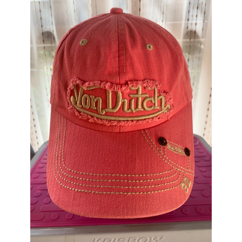 Topi Cap sekon Von Dutch pink