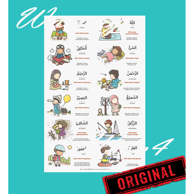 Poster Anak Asmaul Husna