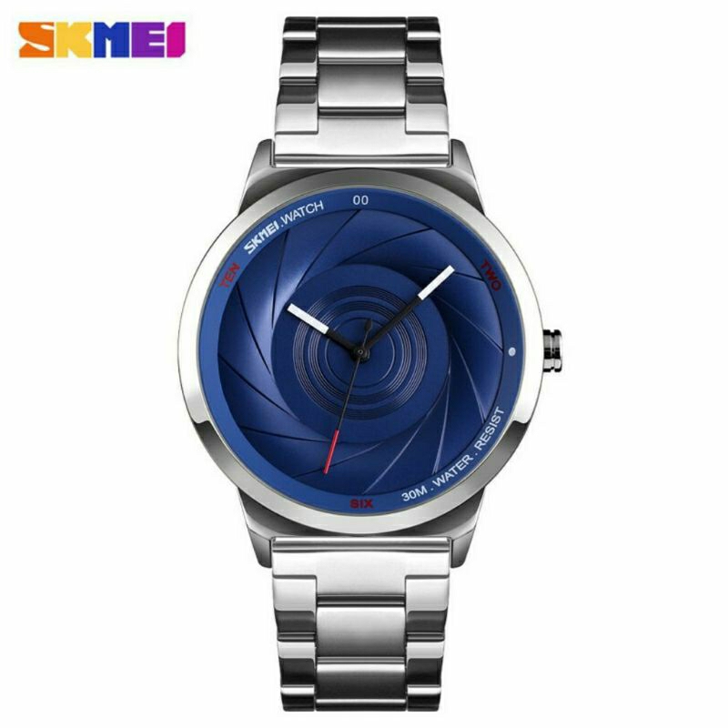 SKMEI 9210 Jam Tangan Pria Analog Tali Stainless