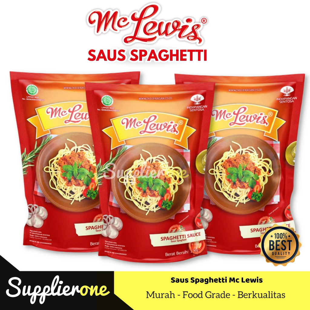 

Saus Spaghetti Mc Lewis / Saus Spaghetti 1kg / Mc Lewis Saus Spaghetti