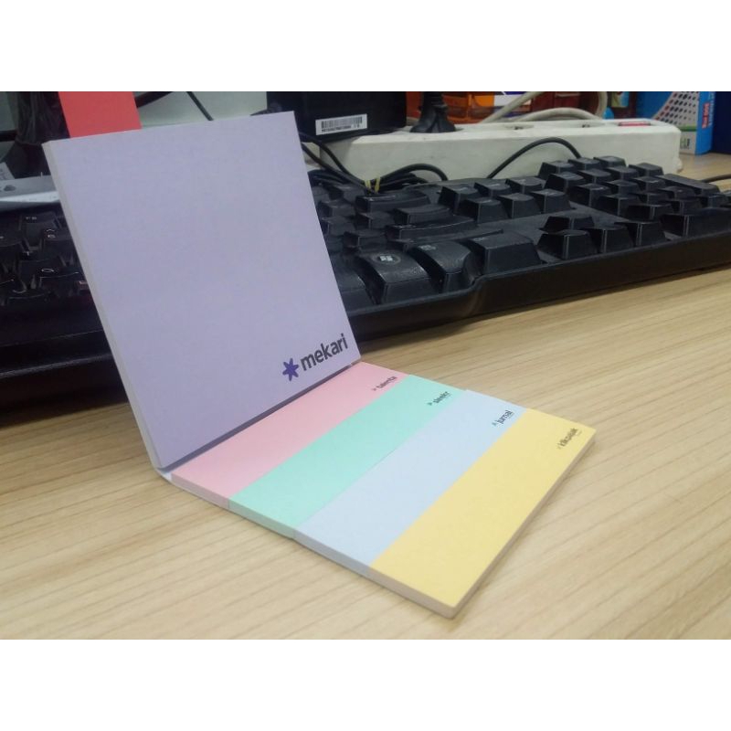 

Cetak sticky notes soft cover custom promo termurah