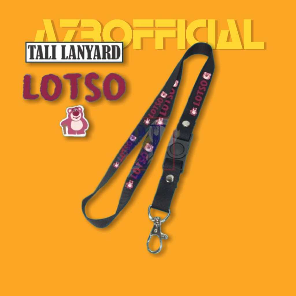 

TALI LANYARD TOY STORY LOTSO CHARACTER CARTOON WOODY BUZZ LIGHTYEAR LOTSO GANTUNGAN KUNCI TOY STORY/GANTUNGAN