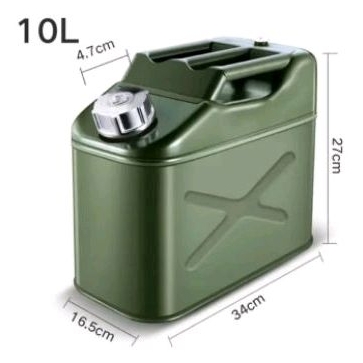 Jerigen besi/jerry can steel/jerigen besi 10 liter/jerigen