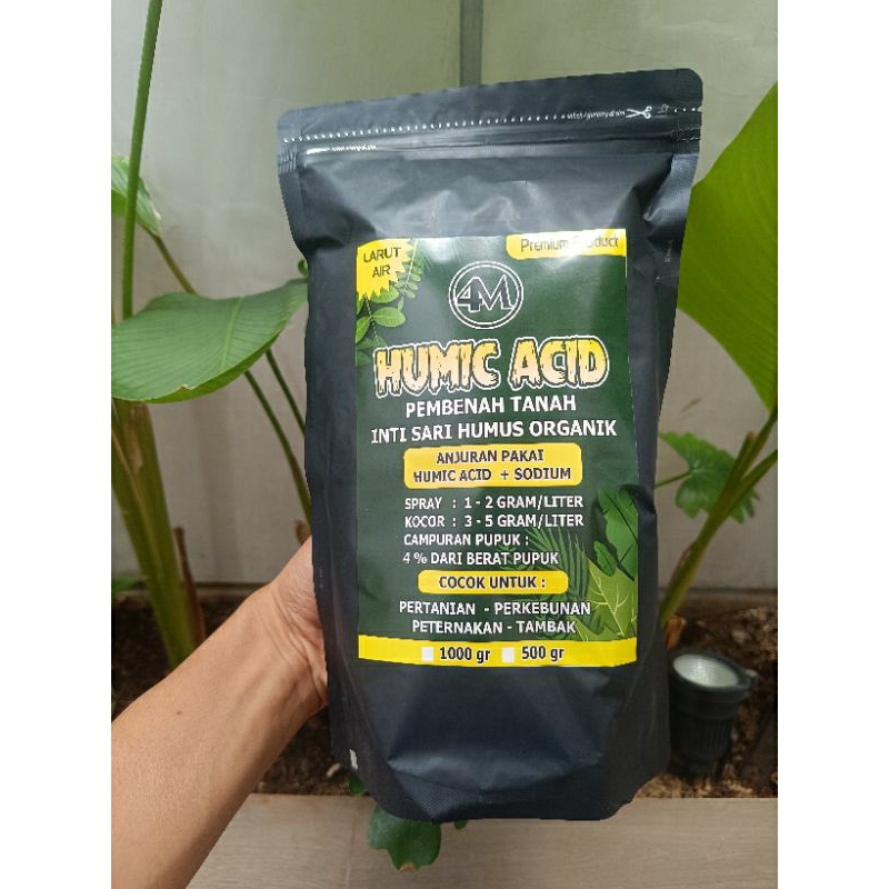 ASAM HUMAT 1KG LARUT DALAM AIR/ HUMIC ACID 1KG/ SOMIC ASAM HUMAT PUPUK ORGANIIK
