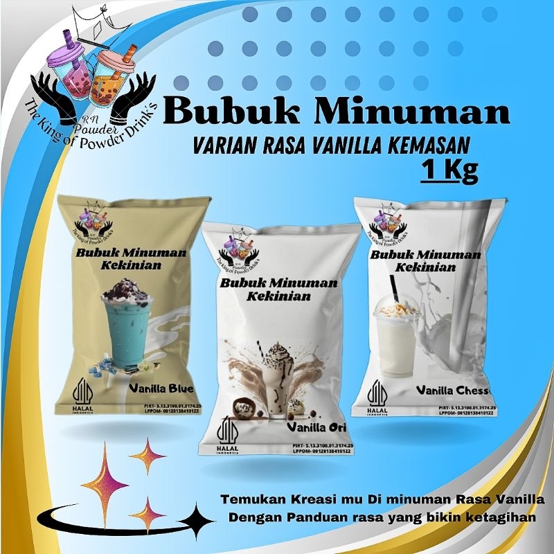 

Bubuk Minuman 1kg Minuman Rasa Serbuk Minuman Rasa Vanila Minuman Kekinian Bubuk Minuman Serbuk Boba