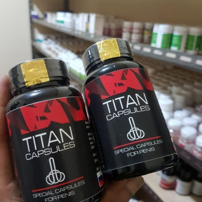 PROMO TITAN CAPSULE 100% HERBAL ASLI ORIGINAL PEMBESAR PRIA VITALITAS