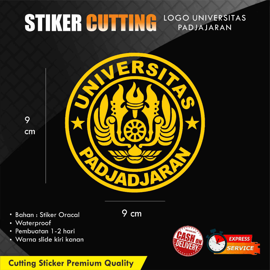 

Stiker Cutting UNIVERSITAS PADJAJARAN / Cutting sticker / Stiker nama / Stiker mobil oracal