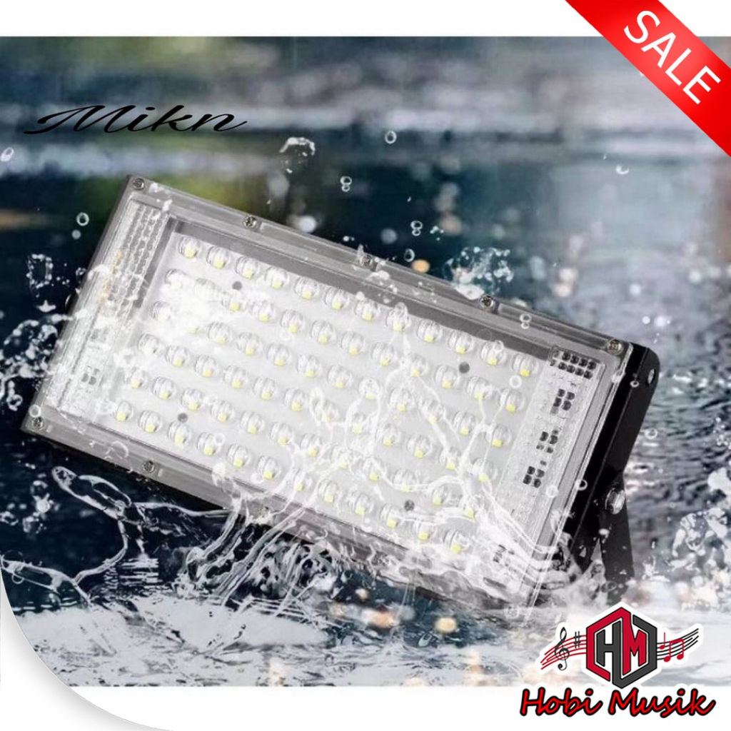 Lampu Led / Lampu Sorot Cahaya Kuning 50 Watt