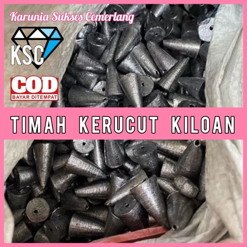 TIMAH PANCING / TIMAH KERUCUT / JARING IKAN