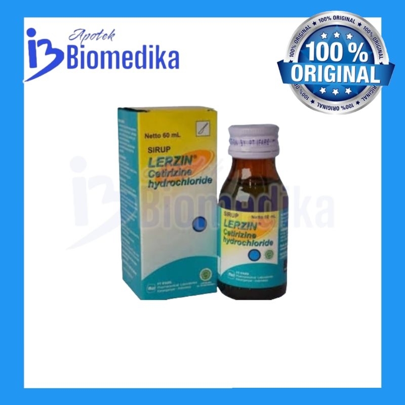 LERZIN SIRUP 60 ML obat gatal