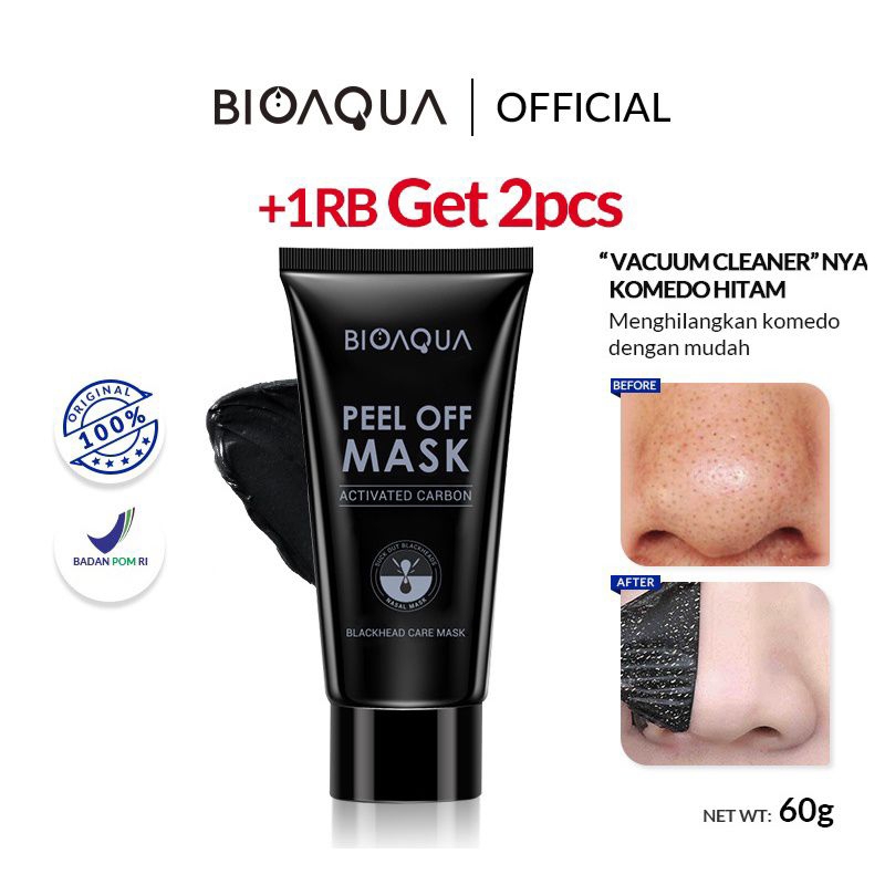 BIOAQUA PEEL OFF MASK CHARCOAL Anti-Blackhead MASK