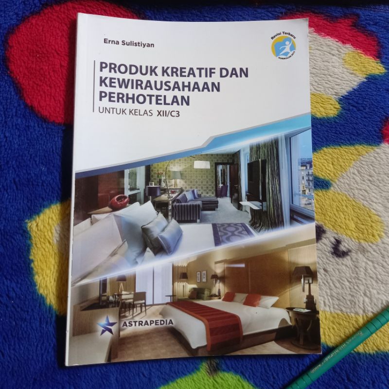 ORIGINAL BUKU PRODUK KREATIF KEWIRAUSAHAAN PERHOTELAN KELAS 12 C3 SMK