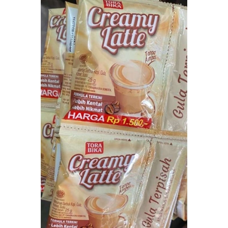 

TORABIKA CREAMY LATTE ISI 10 25gr