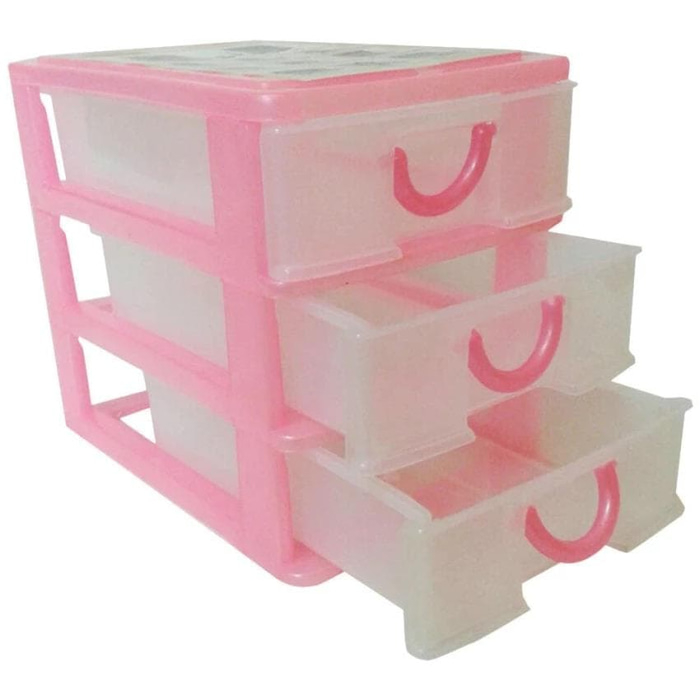 Laci 3 Susun Kecil Laci Mini Container Laci Plastik Kontainer