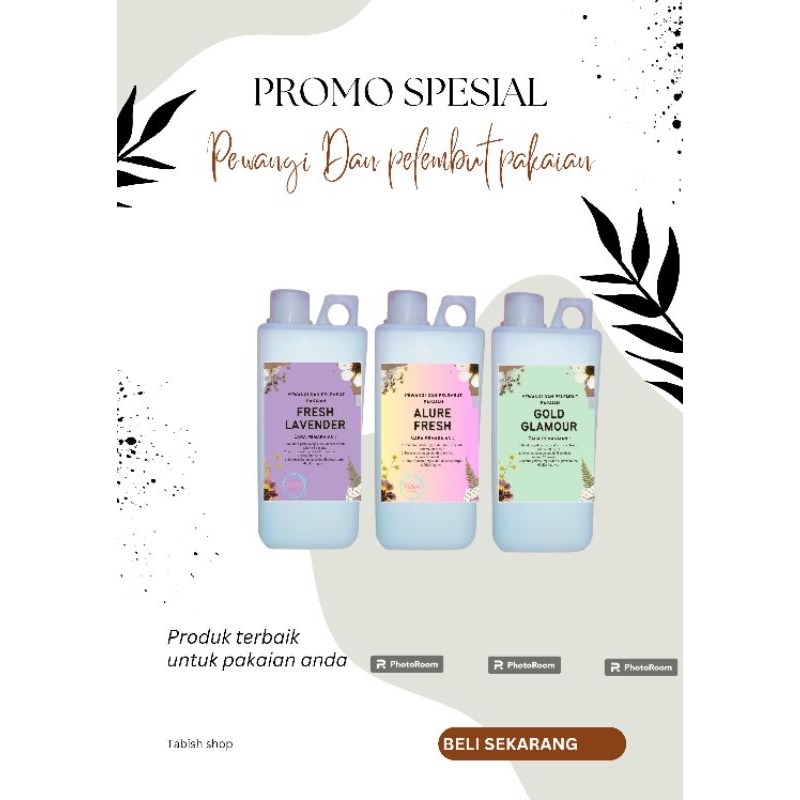 pewangi dan pelembut pakaian jirigen 1liter