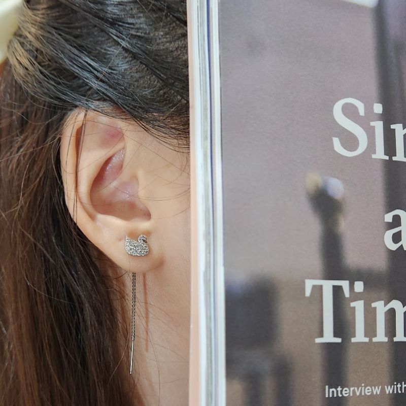 Solaris - Anting jalar tusuk Swan Angsa