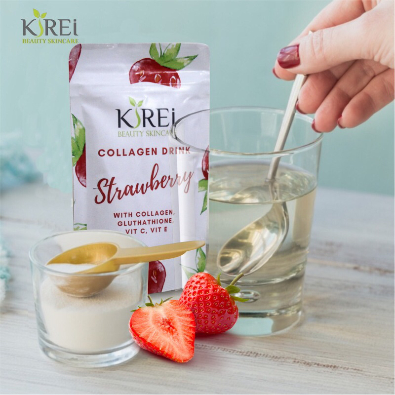 Kirei collagen drink with glutathione | minuman kolagen untuk cerahkan tubuh dari dalam