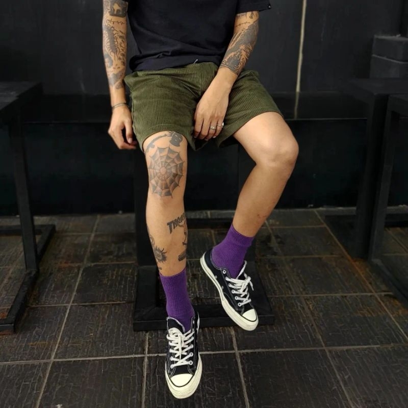 Short Pants Edward Kelley - Lones Duty Forest Green Corudoy