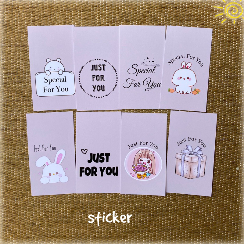 

1 biji sticker label special for you / sticker just for you