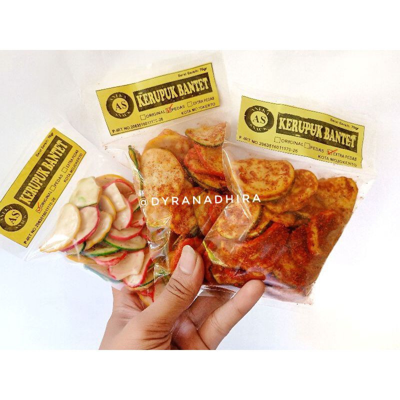 

(TERMURAH) krupuk SEBLAK bantet • khas mojokerto