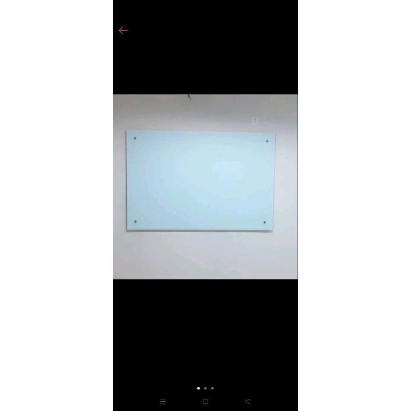 

glass board gantung 90 × 120 Cm