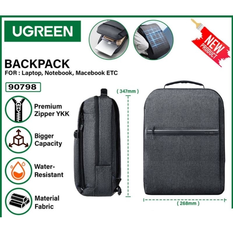 Tas Laptop 14 Inch 15 16 Inch UGREEN Macbook Sleeve Handled Bag Storage Case - 90626 90627 90798 60985 20432 20476 20477