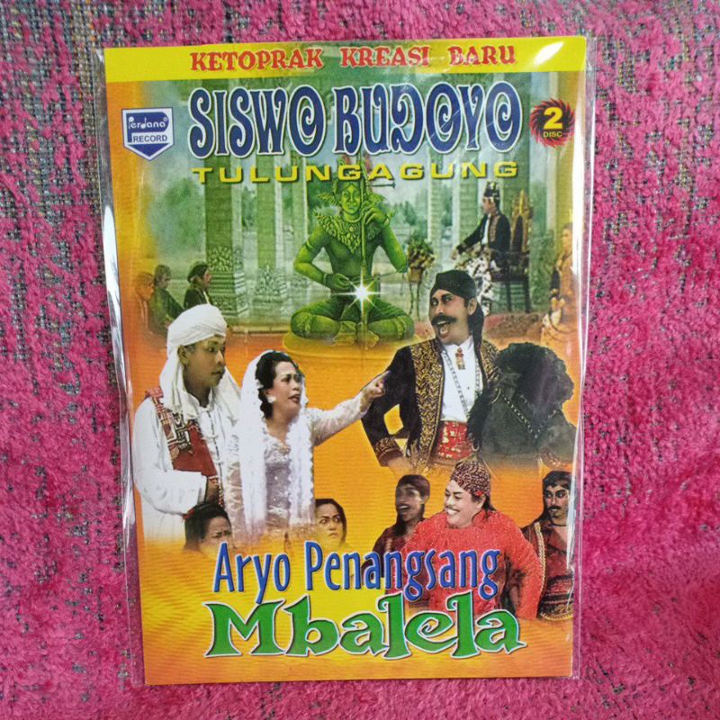 KASET VCD KETOPRAK SISWO BUDOYO ARYO PENANGSANG MBALELA 2DISC