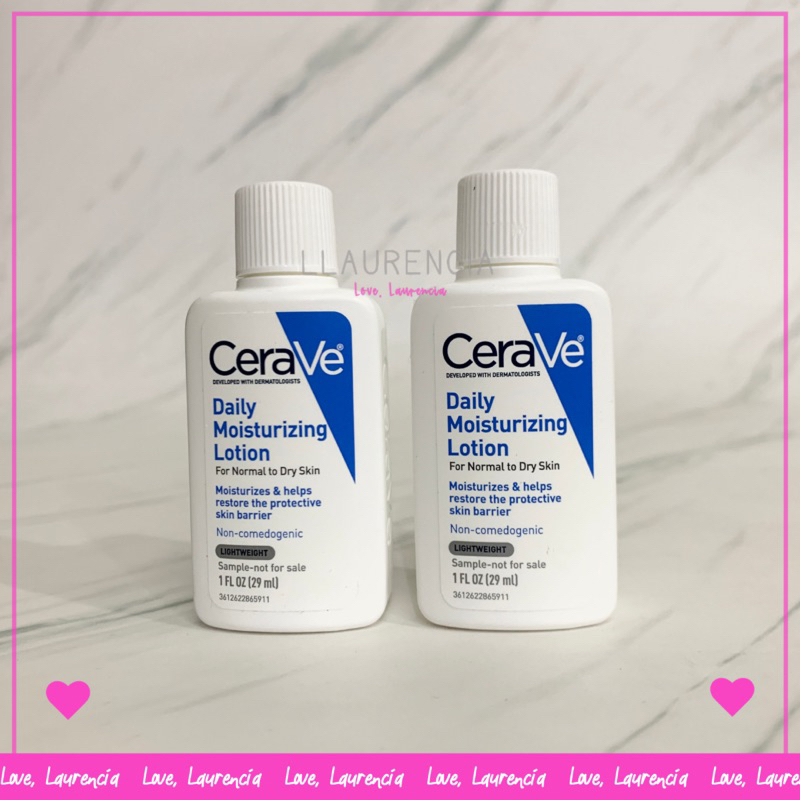 CeraVe Daily Moisturizing Lotion BUKAN SHARE Travel size 29 ML