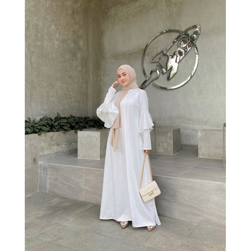 SABRINA DRESS in Pearl | Dress cantik | Dress muslimah | Fashion muslim