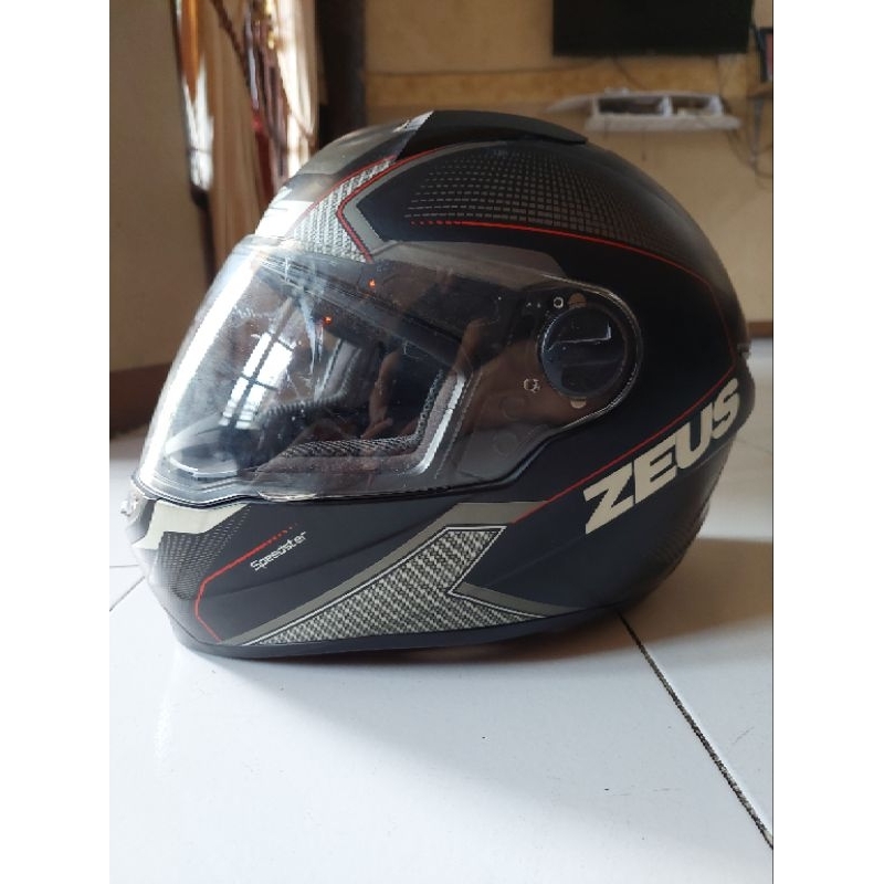 HELM ZEUS FULLFACE ZS811 RED BLACK