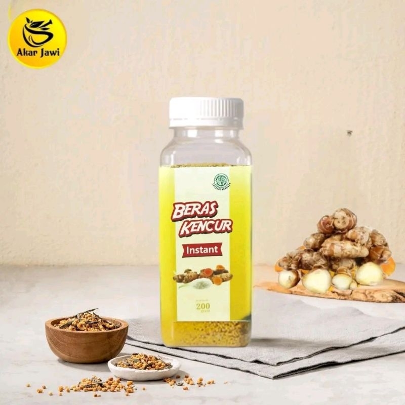 

Jamu Instan Sari Beras kencur | Minuman Bubuk Tradisional 200g | Akar jawi