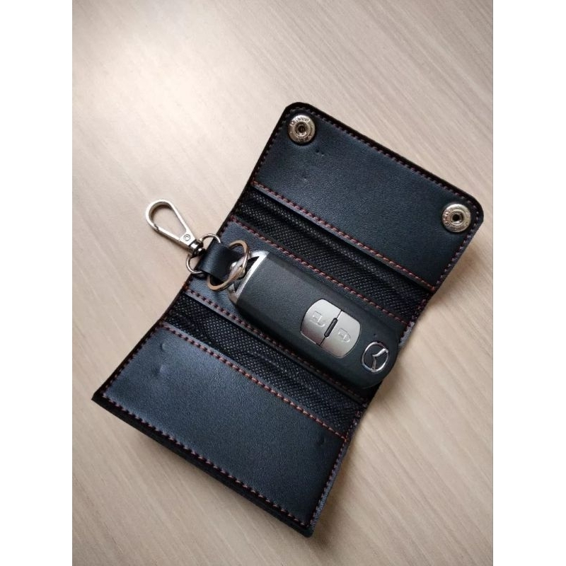 Gantungan Kunci Kendaraan Lipat Kulit Sintetis