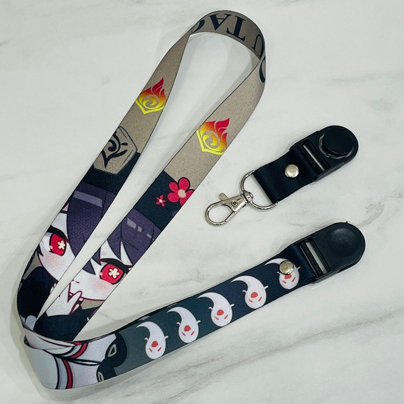 

Lanyard Hu Tao Genshin Impact Character Anime Kawaii