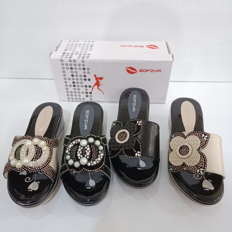 Sandal Wedges Sofiya 5978-23 Original 100% | Sandal Pesta Sofiya 5978-25